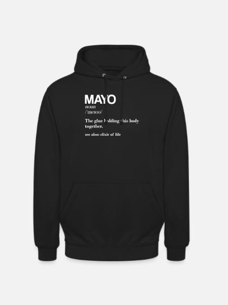 Mayo Lover mayonnaise - Unisex Hoodie - Schwarz
