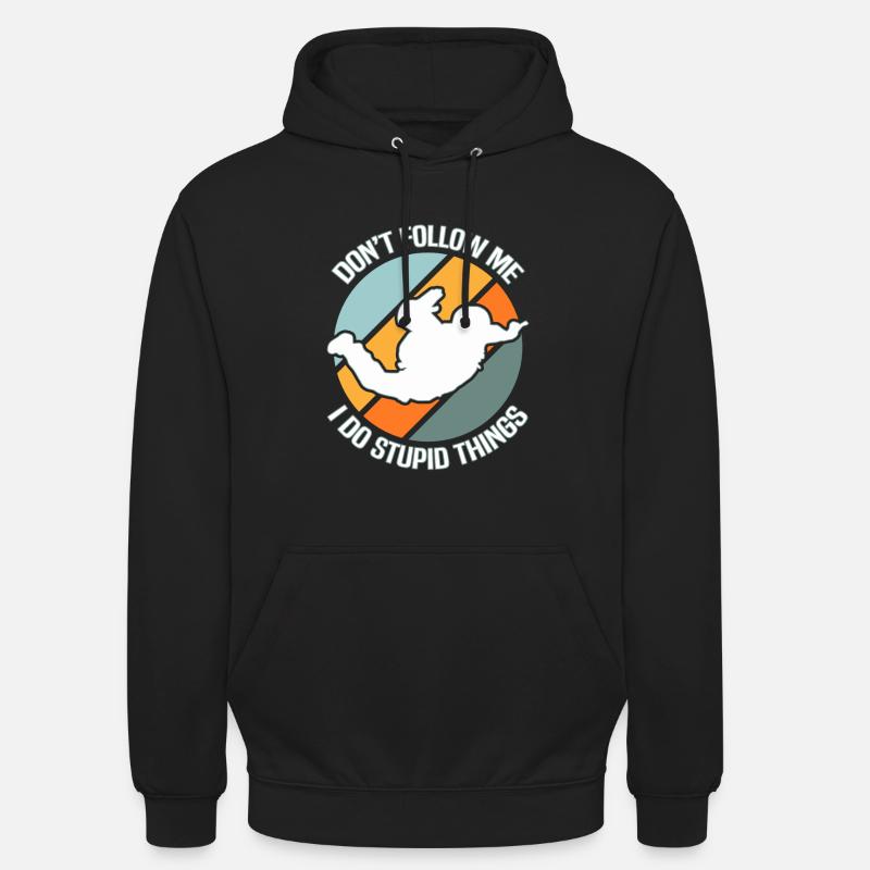 Skydiving Skydiver - Unisex Hoodie - black