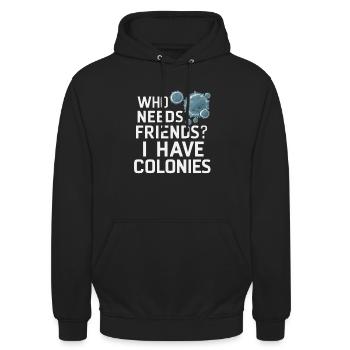 Microbiologist Microbiology Lab Staph Biology - Unisex Hoodie - Schwarz - Vorne - Alina (178cm) & Michal (187cm)