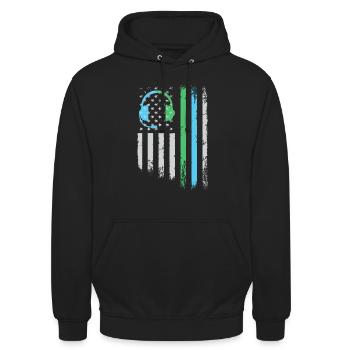 Help Desk Tech Support - Unisex Hoodie - black - Front - Alina (178cm) & Michal (187cm)