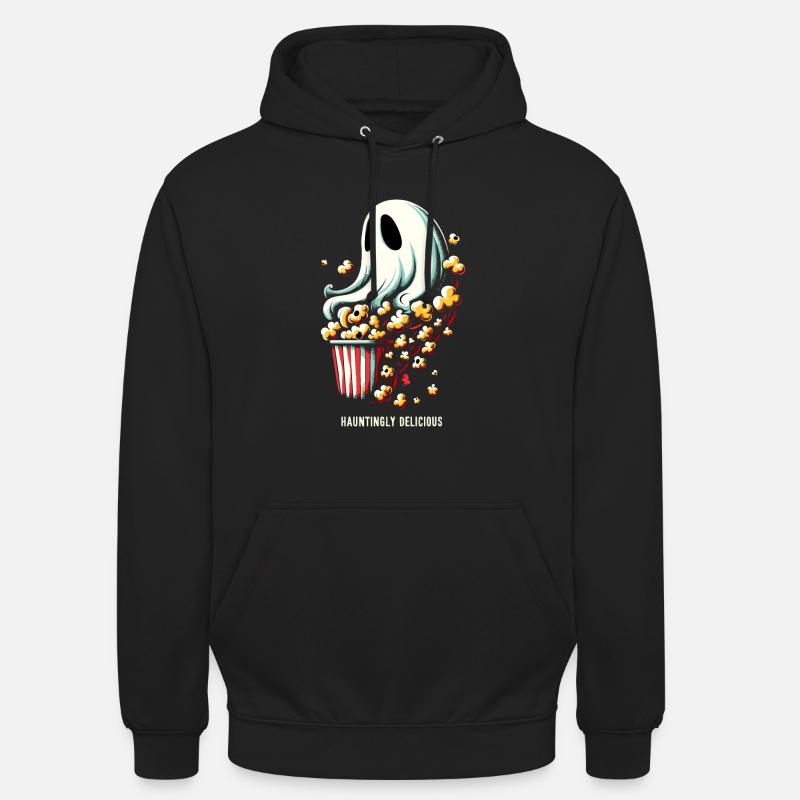 Dicton de pop-corn amusant, pop-corn en rafale - Sweat-shirt à capuche unisexe - noir