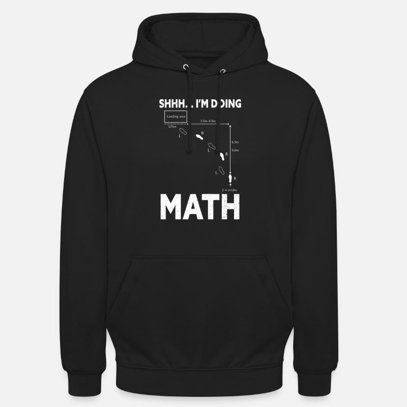 Saut en hauteur - Sweat-shirt à capuche unisexe - noir