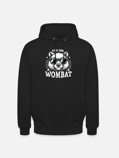 Feeling Wombat-Tastic Today - Funny Wombat - Unisex Hoodie - black