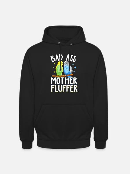 Parakeet mom Budgie - Unisex Hoodie - Schwarz