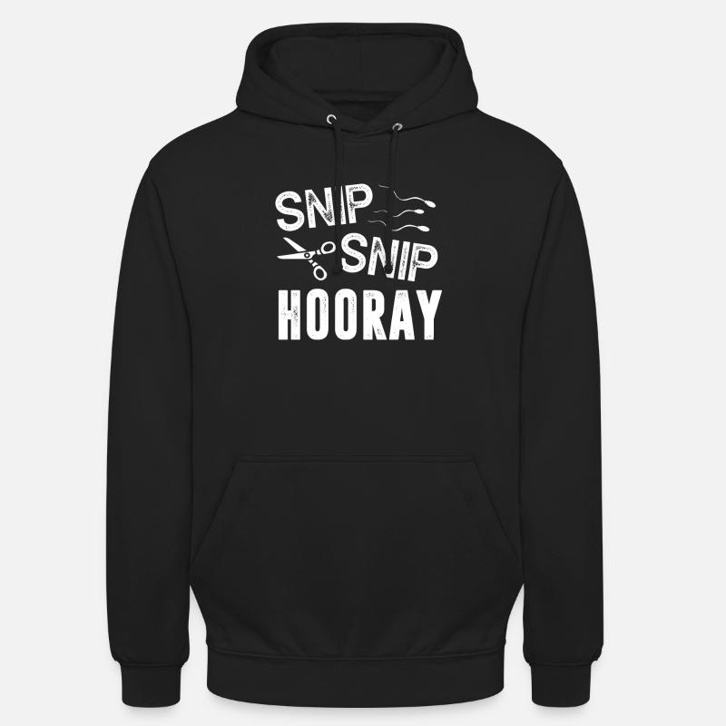 Survivant post-vasectomie - Sweat-shirt à capuche unisexe - noir
