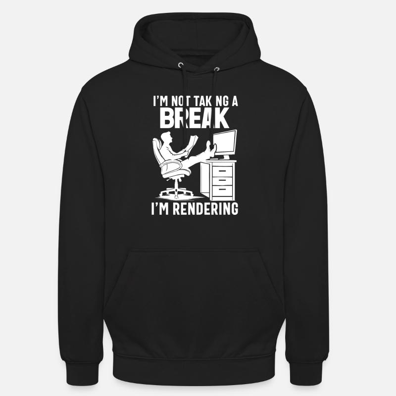 Architecte architecte - Sweat-shirt à capuche unisexe - noir