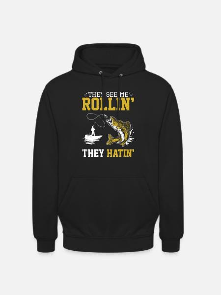Walleye Fishing - Unisex Hoodie - Schwarz