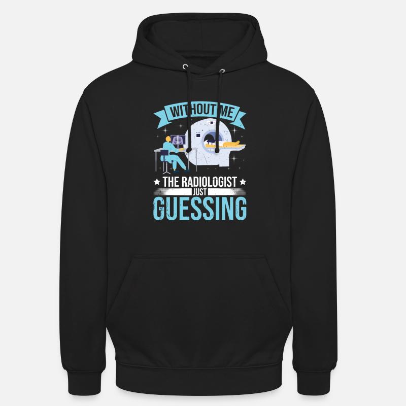 Tomodensitométrie CT Tech - Sweat-shirt à capuche unisexe - noir