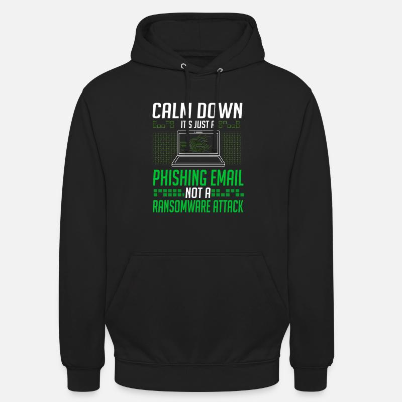 Analyste en cybersécurité Funny Cybersecurity - Sweat-shirt à capuche unisexe - noir
