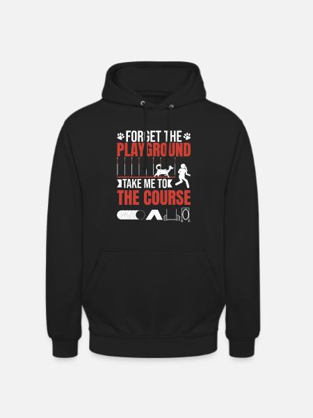 Canine Dog Agility - Unisex Hoodie - Schwarz