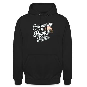 Cardmaker Scrapbooking-kartenherstellungssets Für - Unisex Hoodie - Schwarz - Vorne - Alina (178cm) & Michal (187cm)
