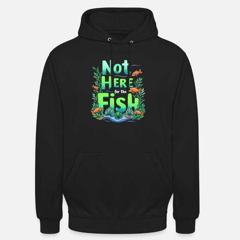 Passionné d’aquascaping Jardinage sous-marin - Sweat-shirt à capuche unisexe - noir