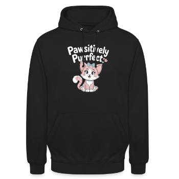 Furry Fandom Enthusiast Cosplay Fun and Fursuiting - Unisex Hoodie - black - Front - Alina (178cm) & Michal (187cm)