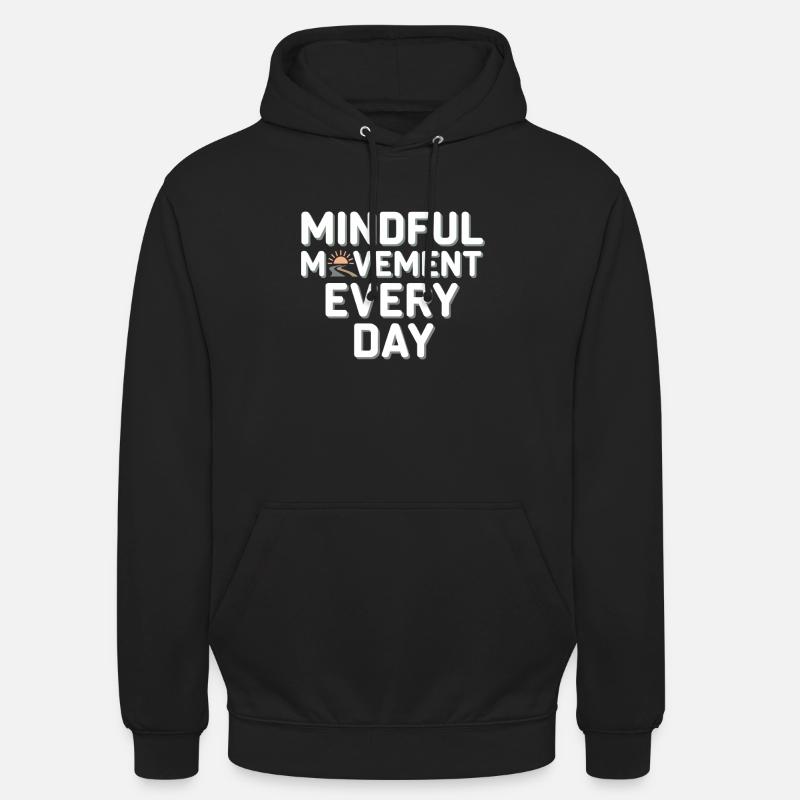 Silten Geweise Achtsamkeitspraxis Technischfrei - Unisex Hoodie - Schwarz