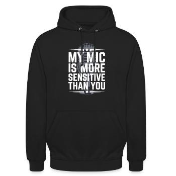 Asmr Creator Relaxation sensorielle Calmant - Sweat-shirt à capuche unisexe - noir - Devant - Alina (178cm) & Michal (187cm)