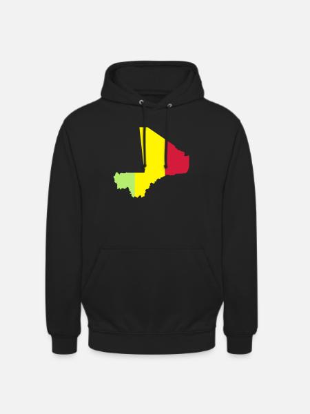Mali Map - Unisex Hoodie - black
