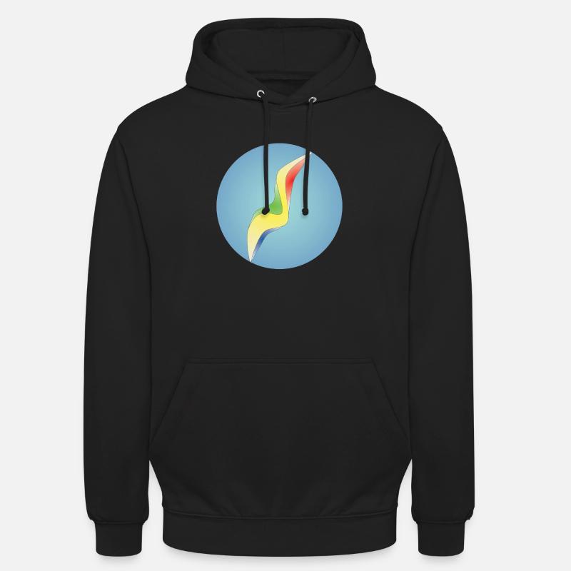 Glasmurmel - nostalgisch Retro - Unisex Hoodie - Schwarz