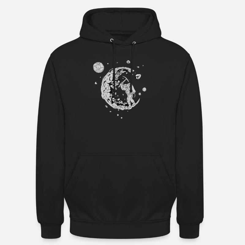 | lunaire astronaute | | spatiale Système solaire - Sweat-shirt à capuche unisexe - undefined