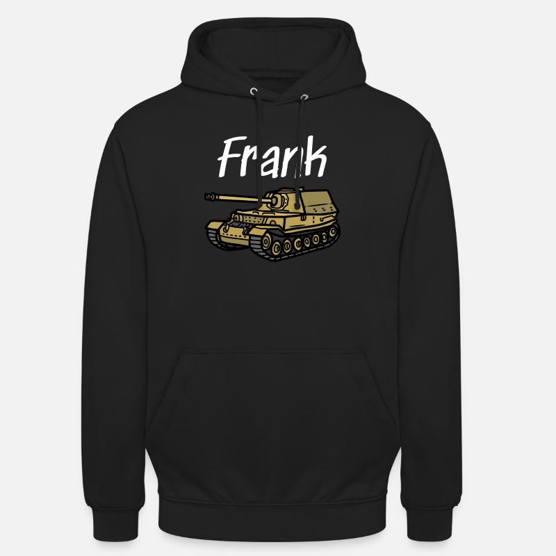 Frank Der Panzer - Unisex Hoodie - Schwarz