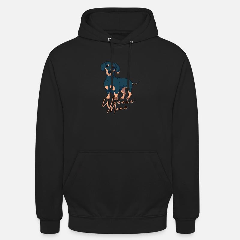 Weenie Mama - teckel - Sweat-shirt à capuche unisexe - undefined