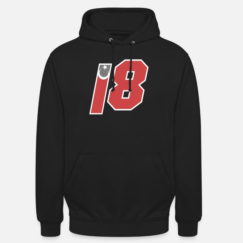 Çankırı - Sweat-shirt à capuche unisexe - noir