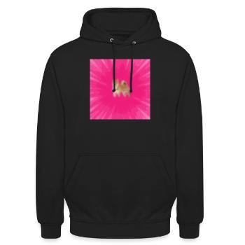 Shiba Inu future Doge tech crypto I - Unisex Hoodie - black - Front - Alina (178cm) & Michal (187cm)