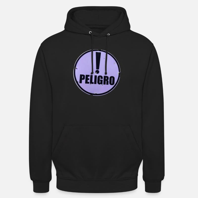 PELIGRO- COOLES DESIGN - Unisex Hoodie - Schwarz