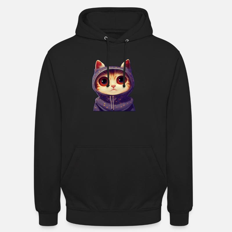Chat mignon 3 - Sweat-shirt à capuche unisexe - noir