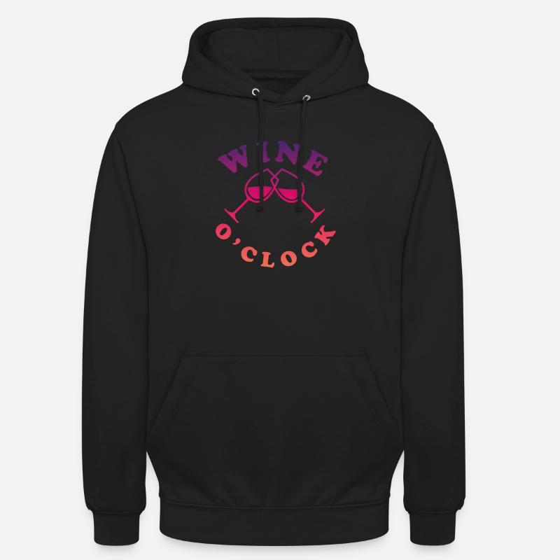 Idée cadeau de vin - Sweat-shirt à capuche unisexe - noir