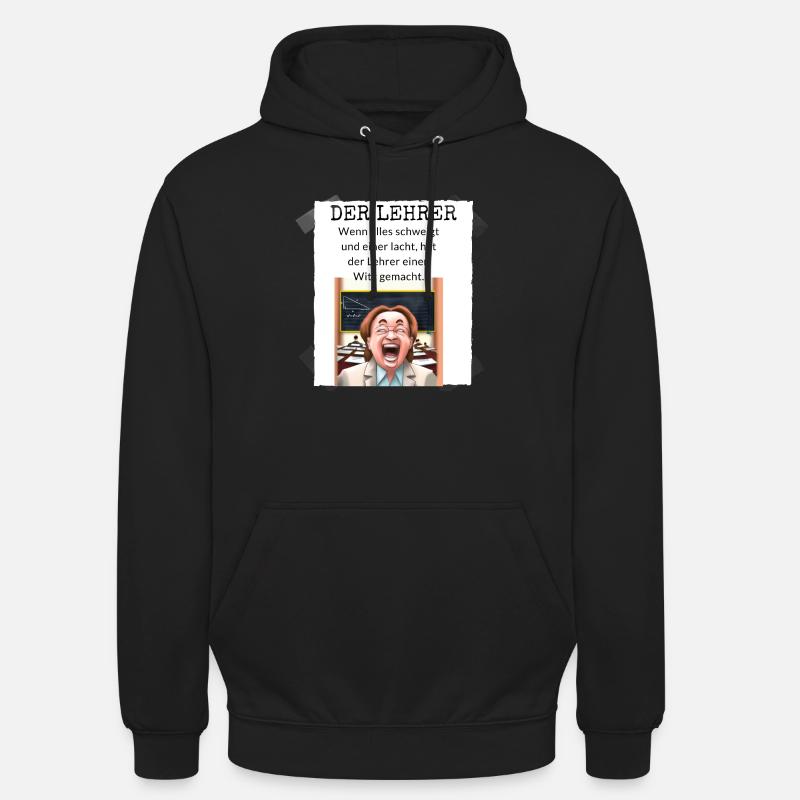 Leher witz - Unisex Hoodie - Schwarz