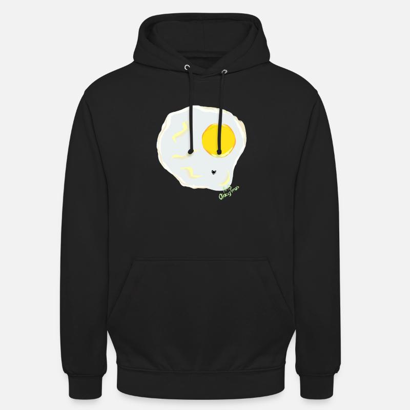 SPIEGELEI v Fliege - Unisex Hoodie - Schwarz