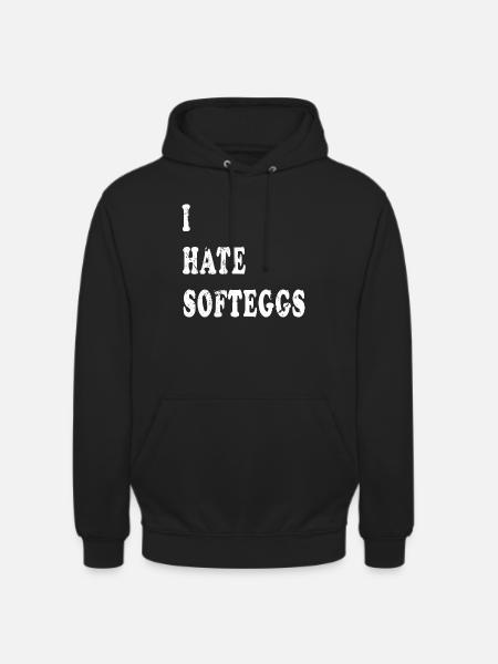 Softeggs denglish Spruch - Sweat-shirt à capuche unisexe - noir