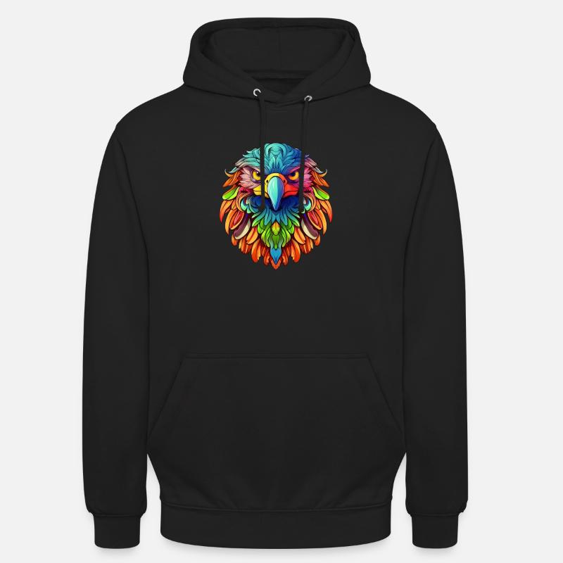 Rainbow Eagle - Unisex Hoodie - black