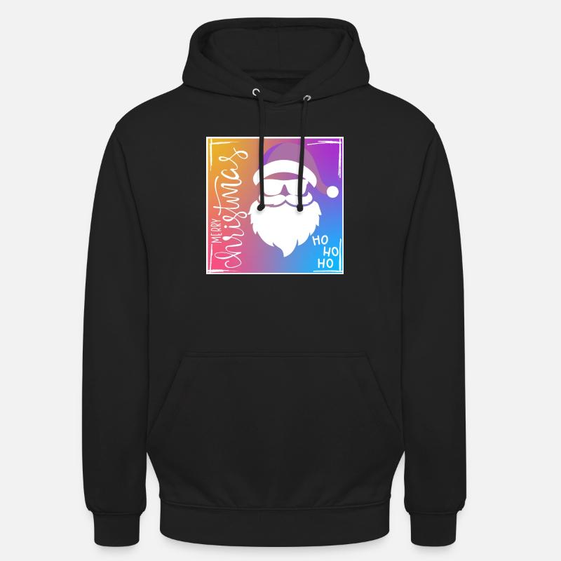 Joyeux Noël HoHoHo - Sweat-shirt à capuche unisexe - noir