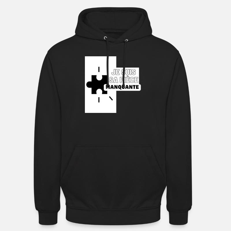 Tandem Puzzle Tee Set - Sweat-shirt à capuche unisexe - noir