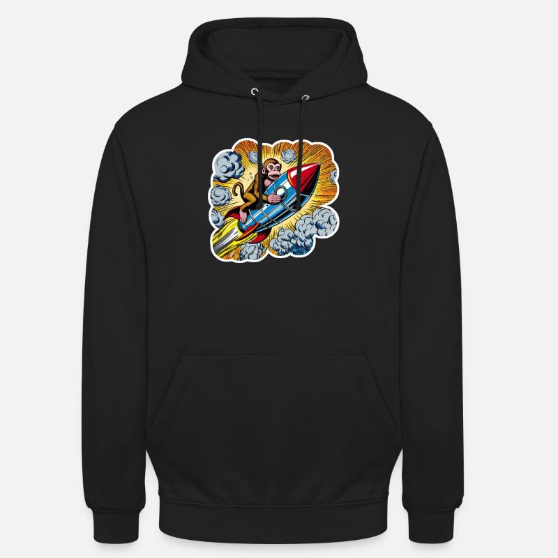 The flying ape - Unisex Hoodie - Schwarz