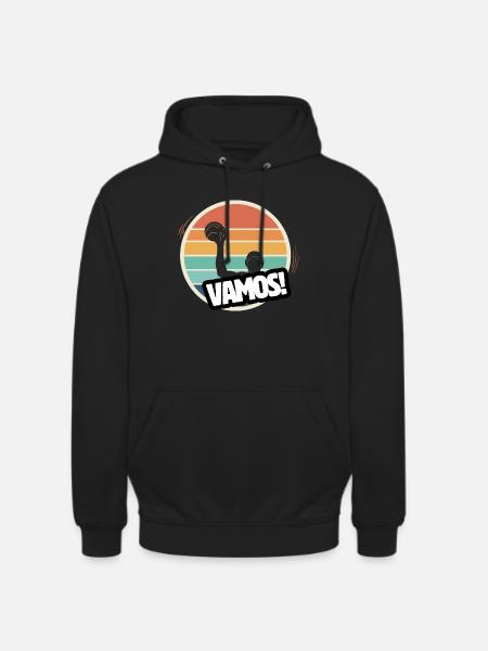 Vamos retro water polo - Unisex Hoodie - black