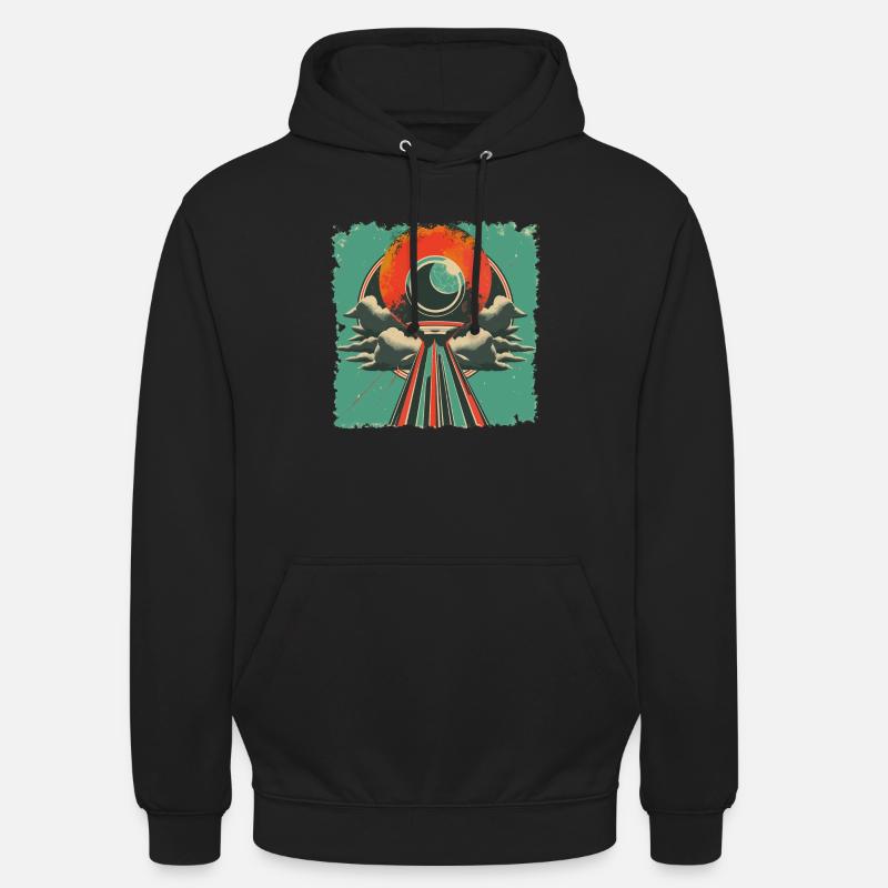 Retro Design - Unisex Hoodie - Schwarz
