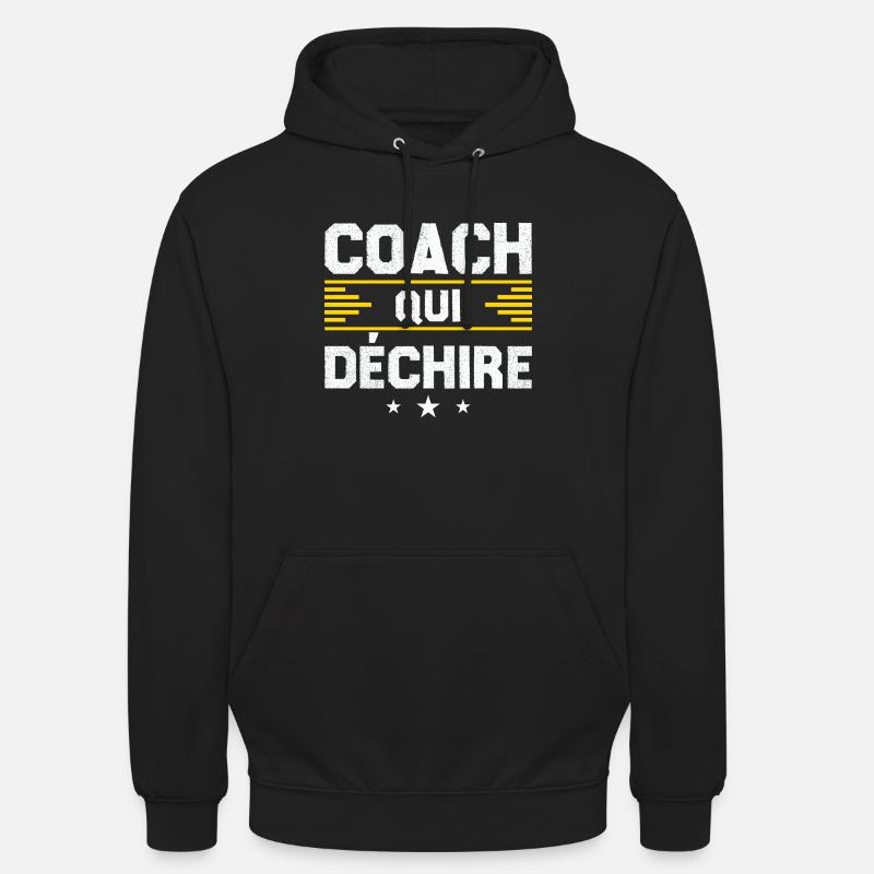 Coach Wer - Unisex Hoodie - Schwarz