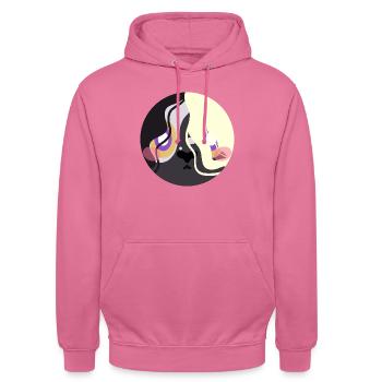Big Lamp - Unisex Hoodie - Pink - Vorne - Alina (178cm) & Michal (187cm)