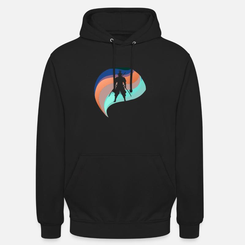Ninja Karaté Judo - Sweat-shirt à capuche unisexe - noir