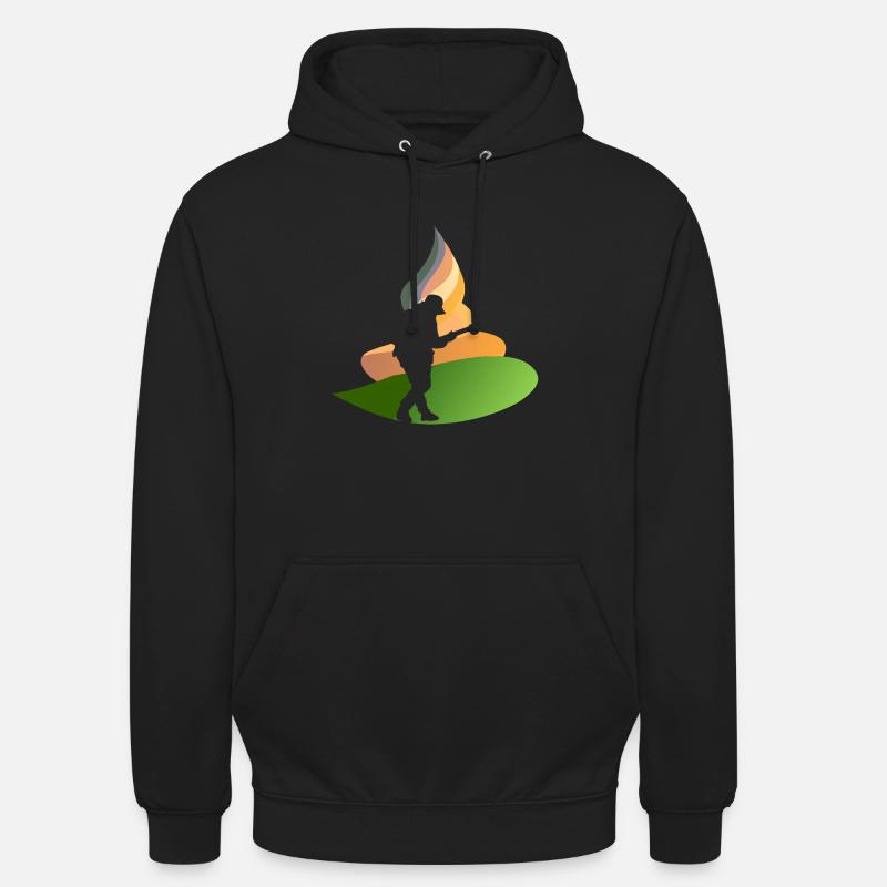 Guitariste - Sweat-shirt à capuche unisexe - noir