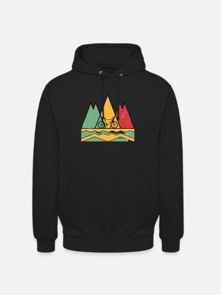 Cycling Touring - Unisex Hoodie - black