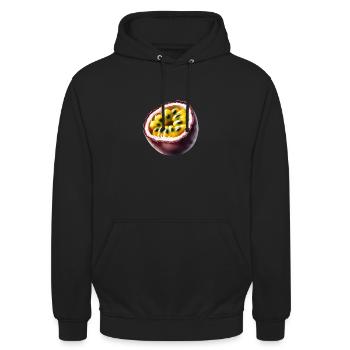 Passion - Unisex Hoodie - Schwarz - Vorne - Alina (178cm) & Michal (187cm)