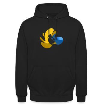 Voice Jazz Singing - Unisex Hoodie - black - Front - Alina (178cm) & Michal (187cm)
