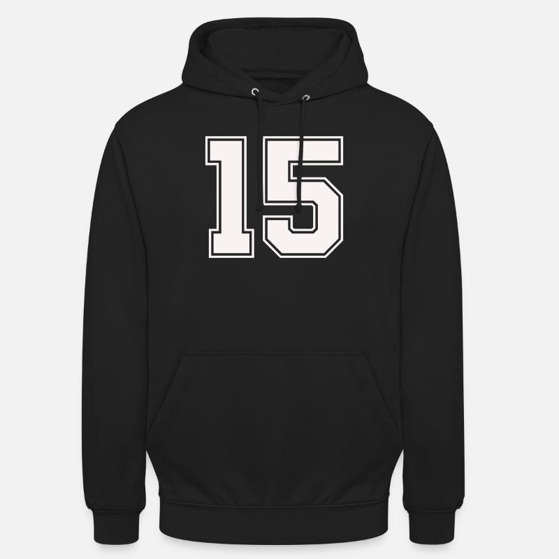 Quinze Style de Plans - Sweat-shirt à capuche unisexe - noir