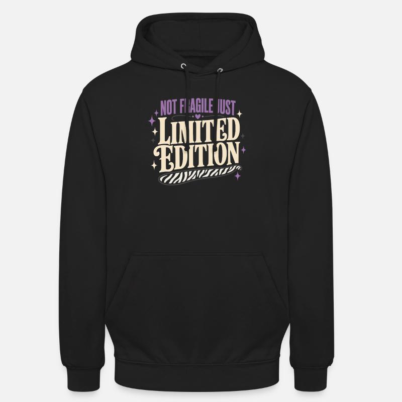 Eds Conscience Ehlers-danlos Guerrier Zèbre - Sweat-shirt à capuche unisexe - noir