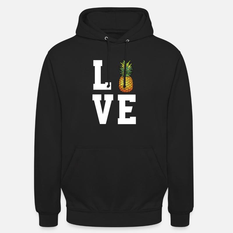 Cher ananas - Sweat-shirt à capuche unisexe - noir