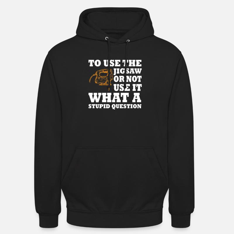 Cadeau de devis puzzle - Sweat-shirt à capuche unisexe - noir