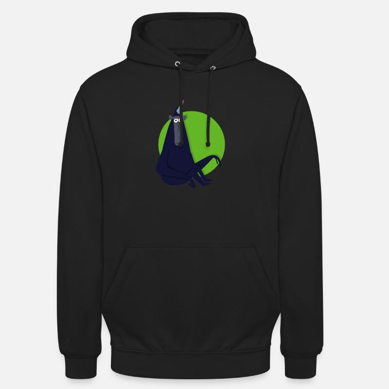 Lustiger Einhorn Affe - Unisex Hoodie - Schwarz